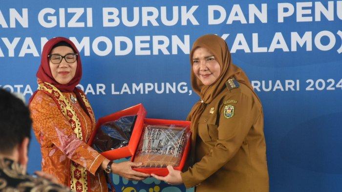 Wali-Kota-Bandar-Lampung-Eva-Dwiana-foto-bersama-Ketua-Dewan-Penasehat-Dharma-Wanita-KKP.